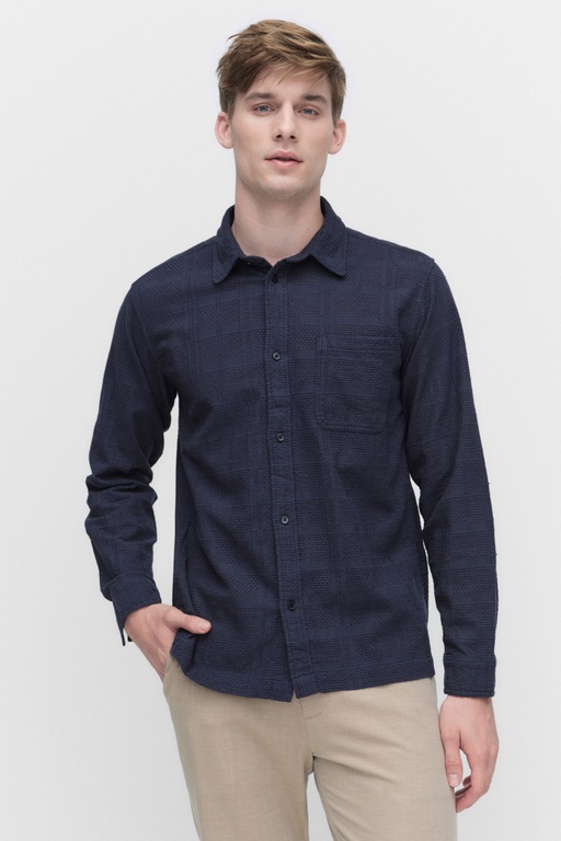 Charlie ls shirt DARK NAVY